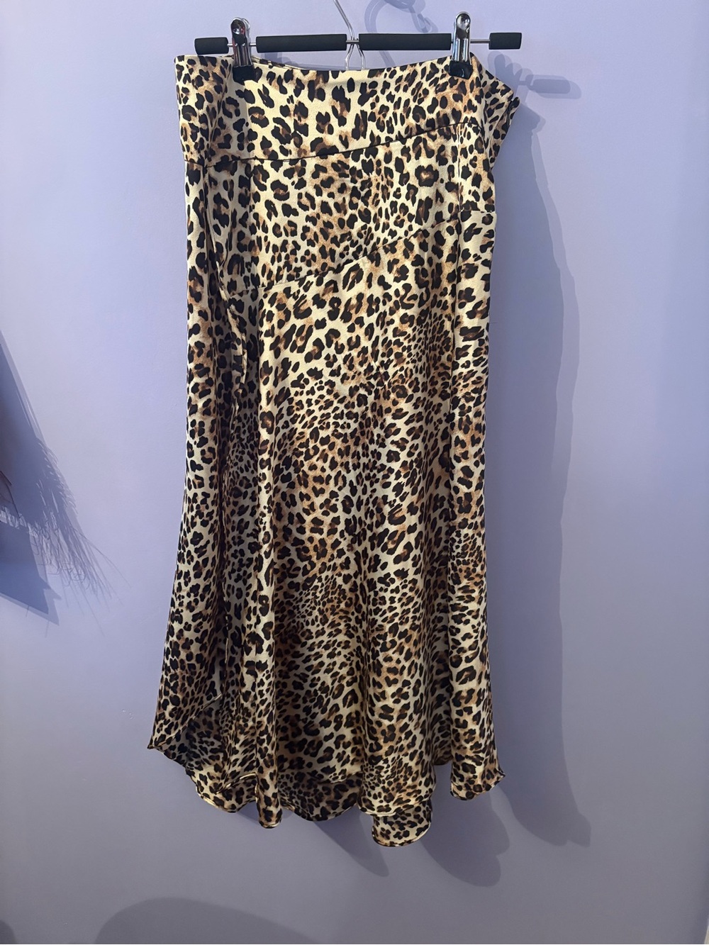 Sans Souci Leopard Print Maxi Skirt - Brown & Cream